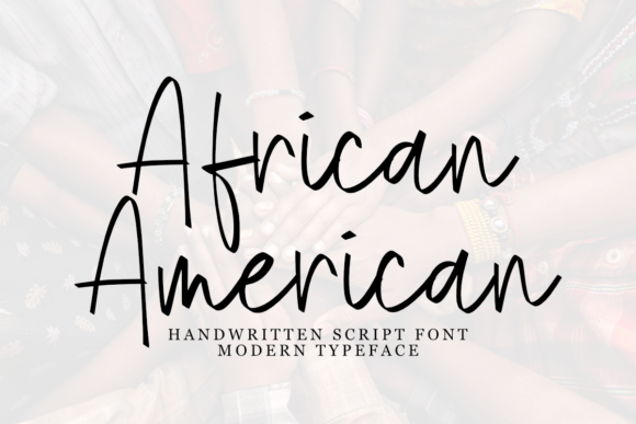 African American Font