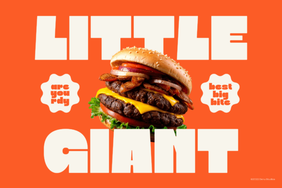 Blooby Chunky Block Font preview 3
