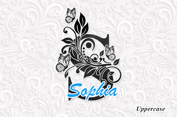 Clarissa Monogram Font preview 4