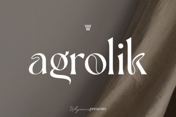 Agrolik Font preview 3