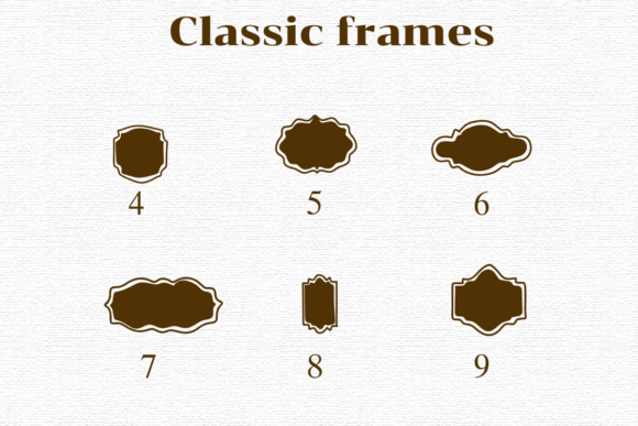 Classic Frames Font preview 3