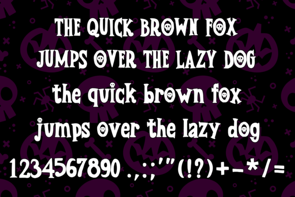 Classic Horror Font preview 4