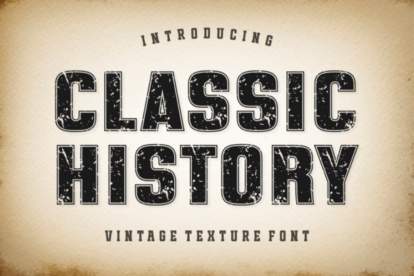 Classic History Font