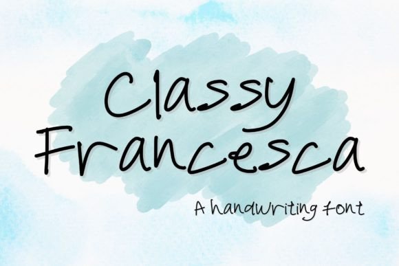 Classy Francesca Font preview 4