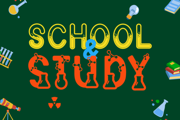 Clever Science Font preview 4