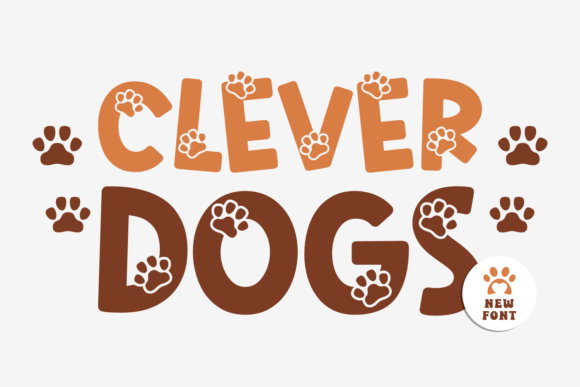 Clever Dogs Font preview 4