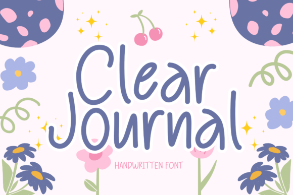 Clear Journal Font preview 3