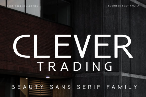 Clever Trading Font preview 4