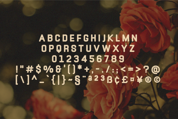 Clomous Font preview 3