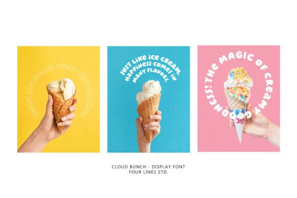 Cloud Bunch Font preview 4