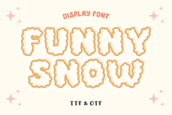Cloud Line Font preview 4
