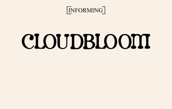 Cloudbloom Font