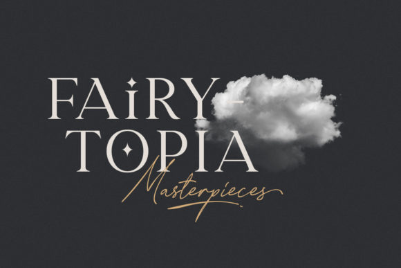 Cloudy Aurora Font preview 2