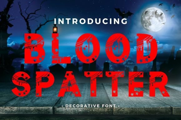 Blood Spatter Font