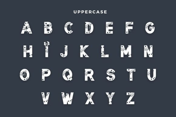 Blood Spatter Font preview 2