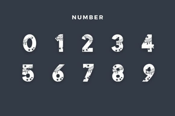 Blood Spatter Font preview 4