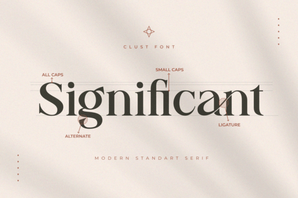 Clust Font preview 2