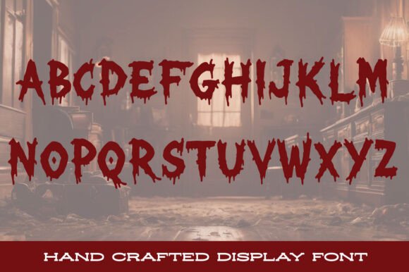 Bloodthorn Font preview 3