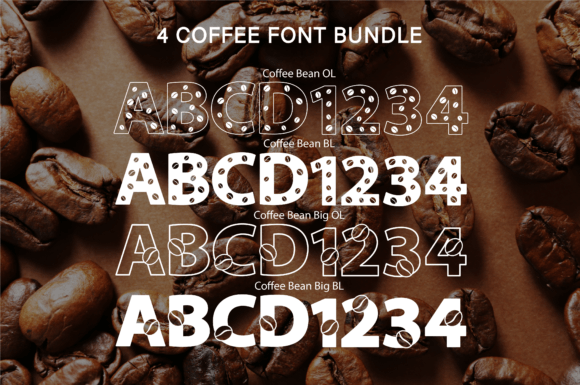 Coffee Bean Font preview 2