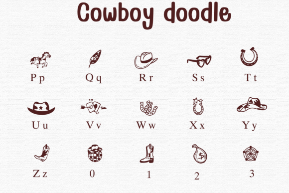 Coffee Doodle Font preview 3