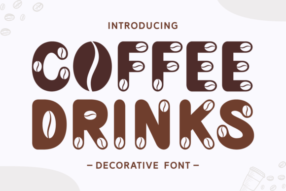 Coffee Drinks Font
