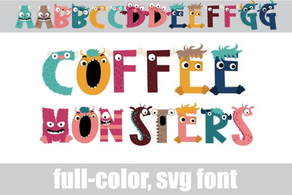 Coffee Monsters Font preview 2