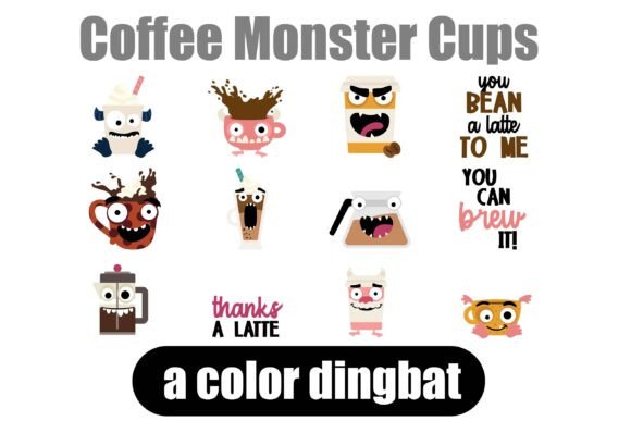 Coffee Monsters Font preview 4