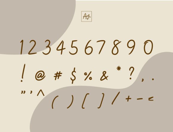 Coffee Time Font preview 3