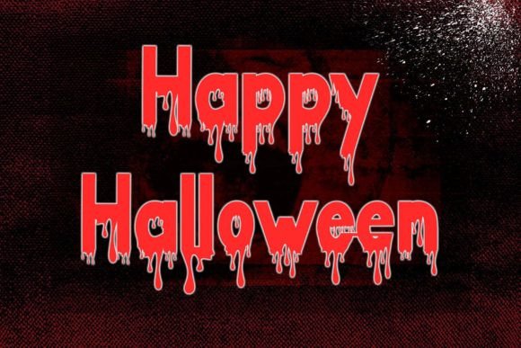 Bloody Terror Font preview 4