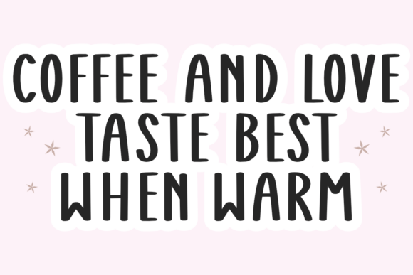 Coffee Tumbler Font preview 2