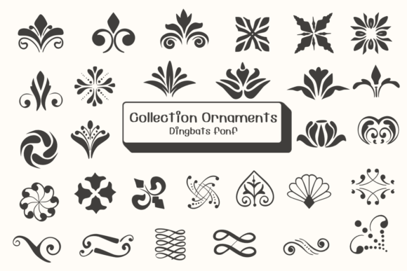 Collection Ornaments Font