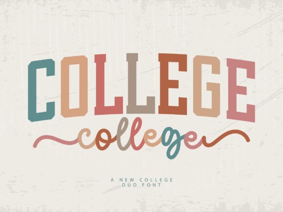 College Duo Font