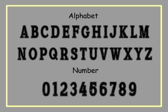 College Retro Font preview 3
