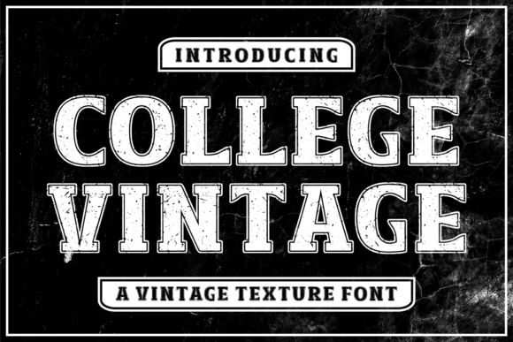 College Vintage Font