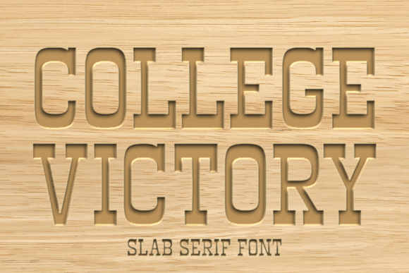 College Victory Font