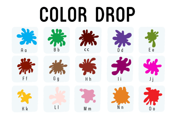 Color Drop Font preview 2