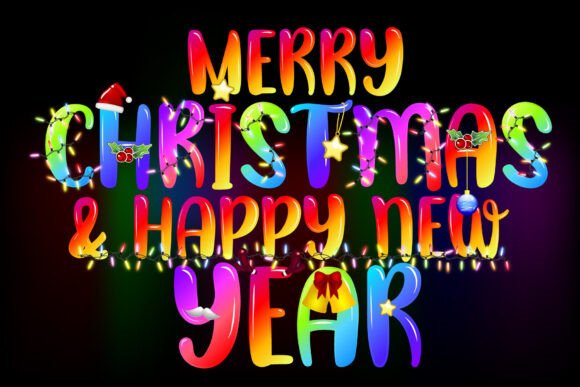 Color of Christmas Font preview 2