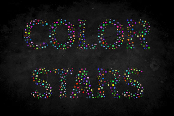 Color Stars Font preview 2