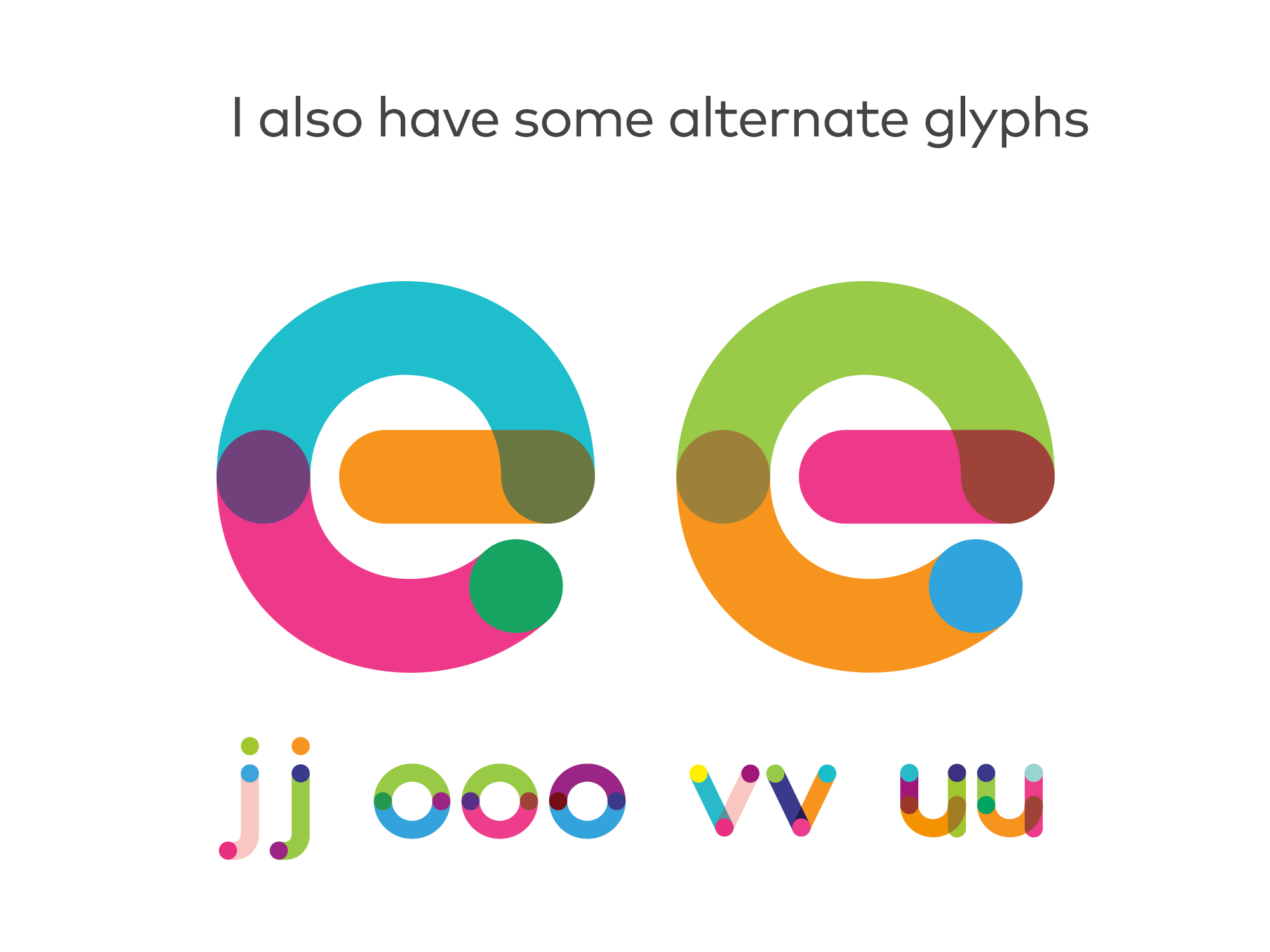 Color Tube Pro Font Font preview 4