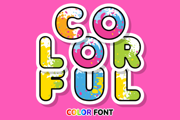 Colorful Font Colorful Font