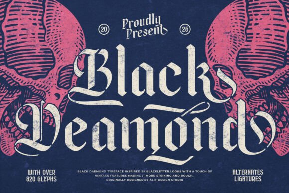 Black Deamond Font Black Deamond Font