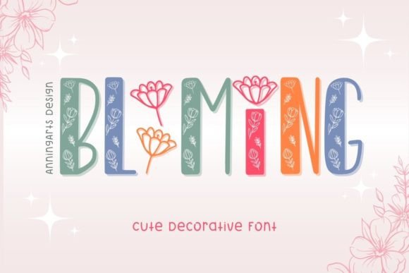 Blooming Font