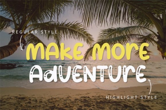 Colorful Summer Font preview 3