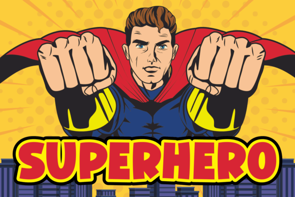 Comic Heroic Font preview 2