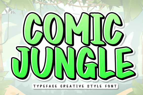 Comic Jungle Font preview 2