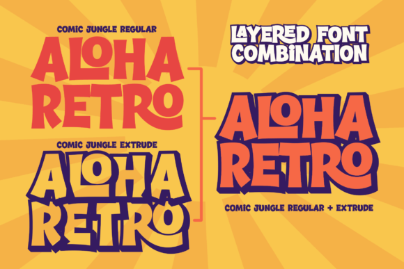 Comic Jungle Font preview 3