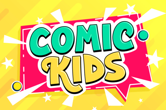 Comic Kids Font preview 2