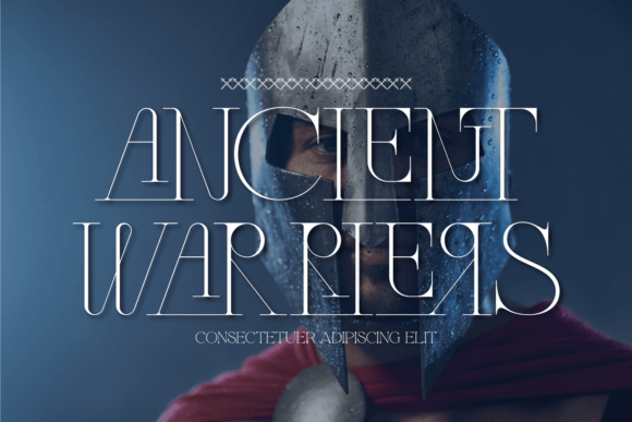 Ancient Greece Font preview 3