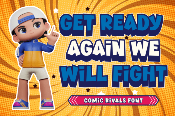 Comic Rivals Font preview 3