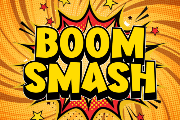 Comic Rivals Font preview 4